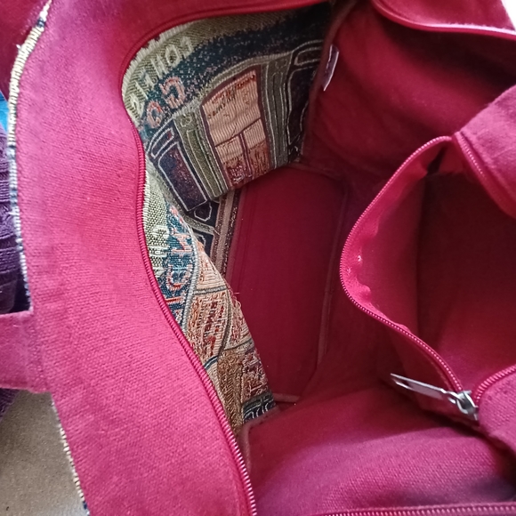 Milson & Louis zippered Tote bag with flat bottom - Picture 6 of 10